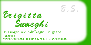 brigitta sumeghi business card